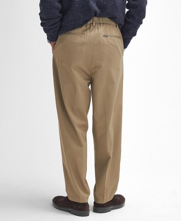 Barbour Raithwell Relaxed Trousers Brune | BABO88827