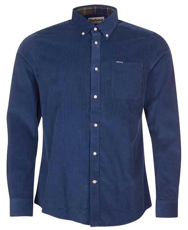 Barbour Ramsey Tailored Fit Shirt Blå | BABO87795