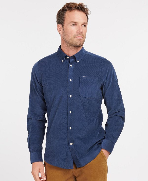 Barbour Ramsey Tailored Fit Shirt Blå | BABO87795