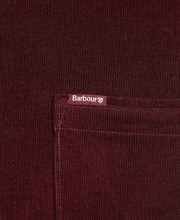 Barbour Ramsey Tailored Fit Shirt Bordeaux | BABO87792