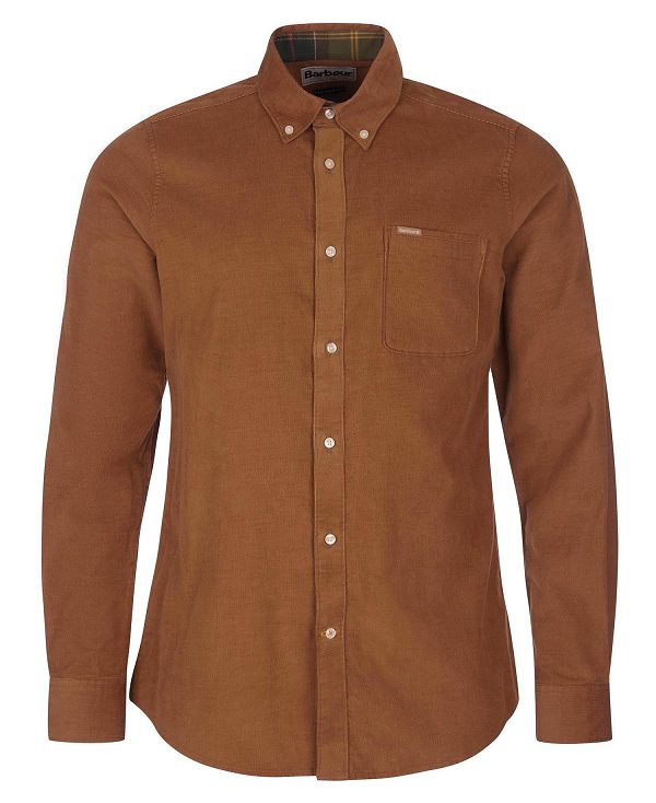 Barbour Ramsey Tailored Fit Shirt Brune | BABO87791