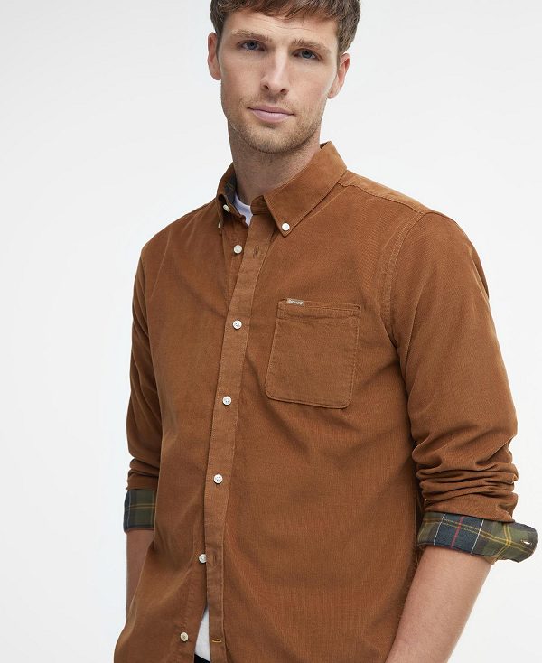 Barbour Ramsey Tailored Fit Shirt Brune | BABO87791