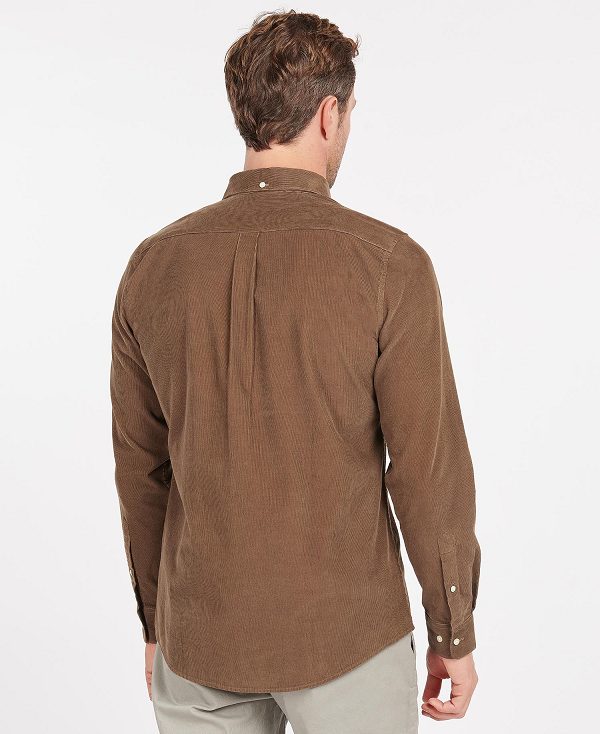 Barbour Ramsey Tailored Fit Shirt Brune | BABO87798