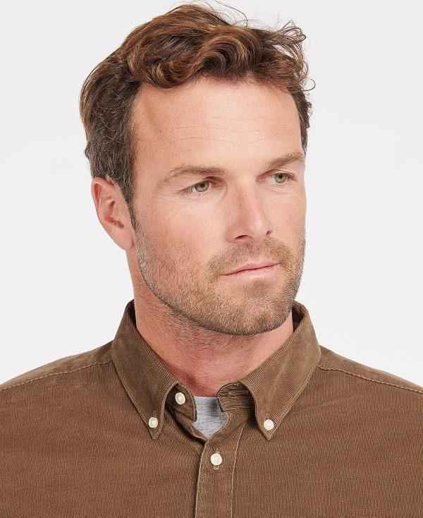 Barbour Ramsey Tailored Fit Shirt Brune | BABO87798