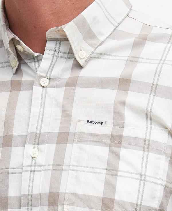 Barbour Rawley Tailored Long-sleeved Shirt Hvide | BABO87789