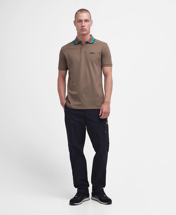 Barbour Re-amp Polo Shirt Brune | BABO88068