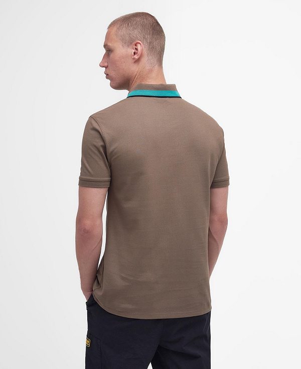 Barbour Re-amp Polo Shirt Brune | BABO88068