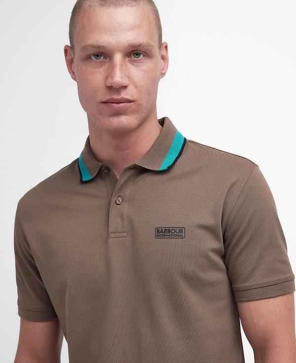 Barbour Re-amp Polo Shirt Brune | BABO88068