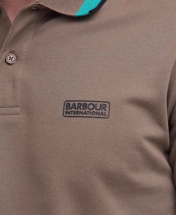 Barbour Re-amp Polo Shirt Brune | BABO88068