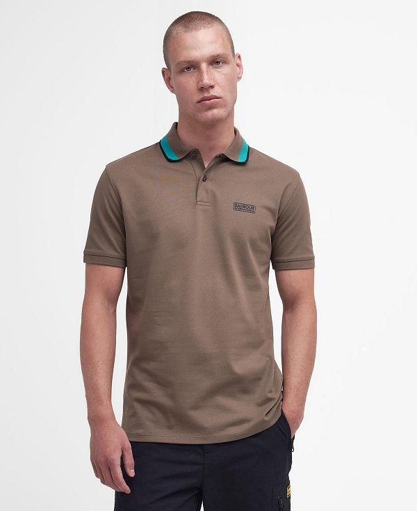 Barbour Re-amp Polo Shirt Brune | BABO88068