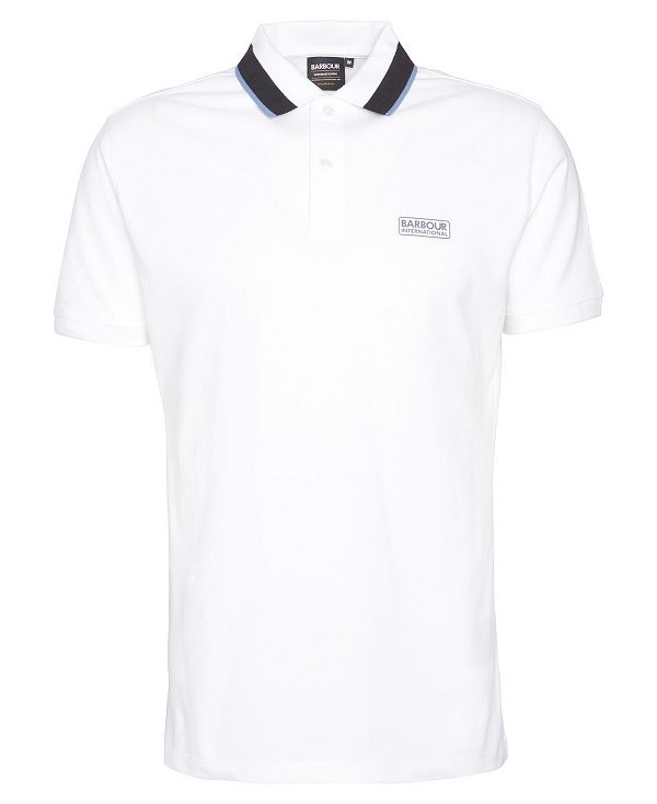 Barbour Re-amp Polo Shirt Hvide | BABO88133