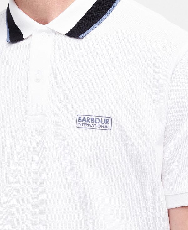 Barbour Re-amp Polo Shirt Hvide | BABO88133