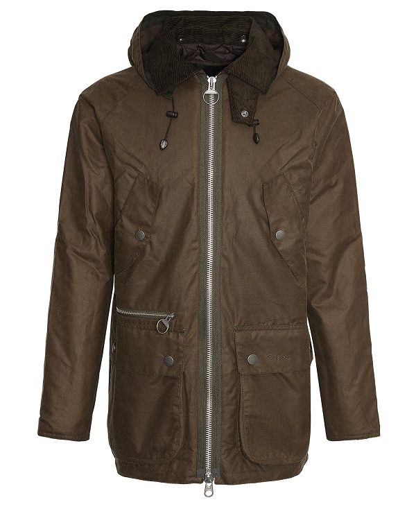 Barbour Re-engineered Beaufort Waxed Jacket Brune | BABO87274