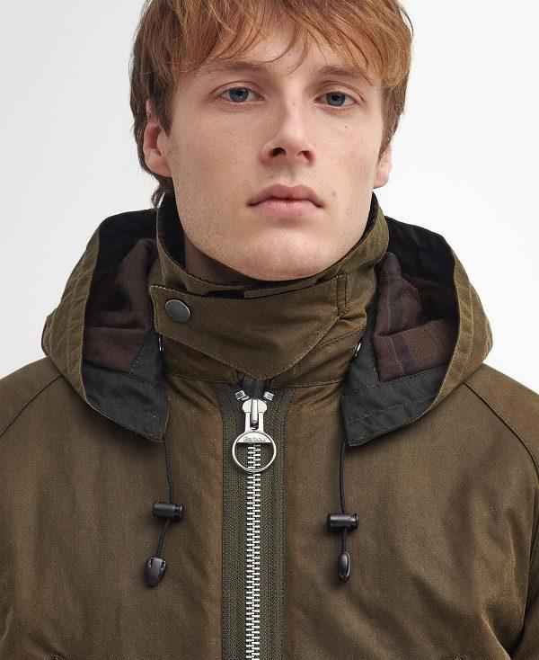 Barbour Re-engineered Beaufort Waxed Jacket Brune | BABO87274