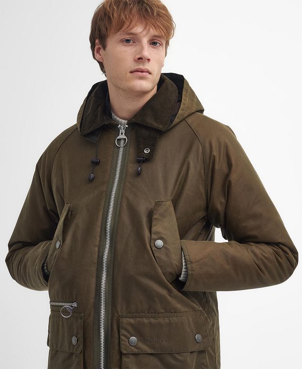 Barbour Re-engineered Beaufort Waxed Jacket Brune | BABO87274