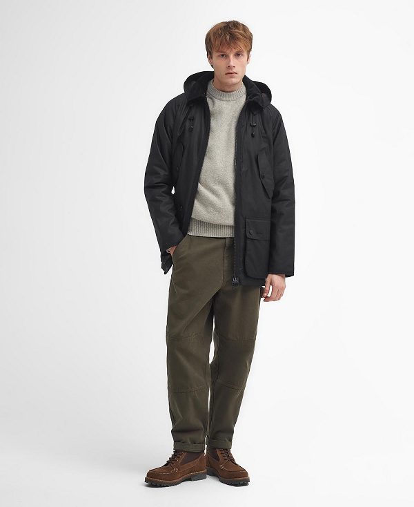 Barbour Re-engineered Beaufort Waxed Jacket Sort | BABO87250