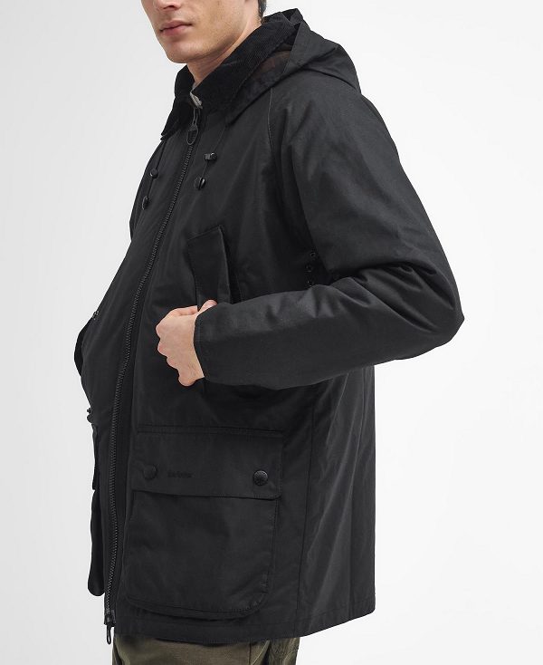 Barbour Re-engineered Beaufort Waxed Jacket Sort | BABO87250