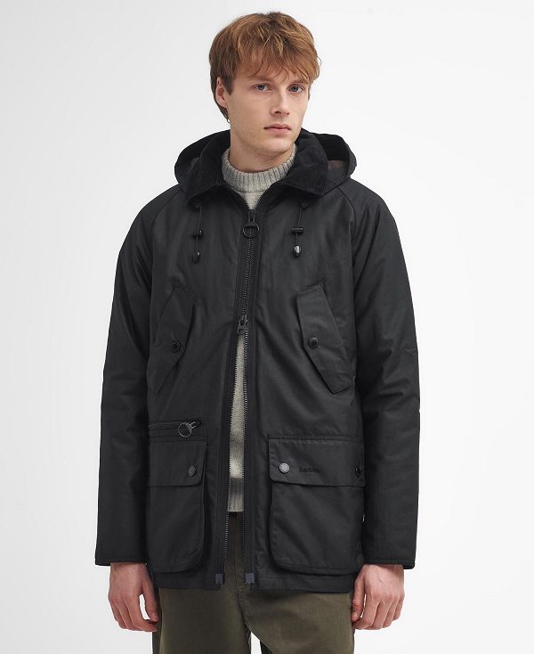 Barbour Re-engineered Beaufort Waxed Jacket Sort | BABO87250