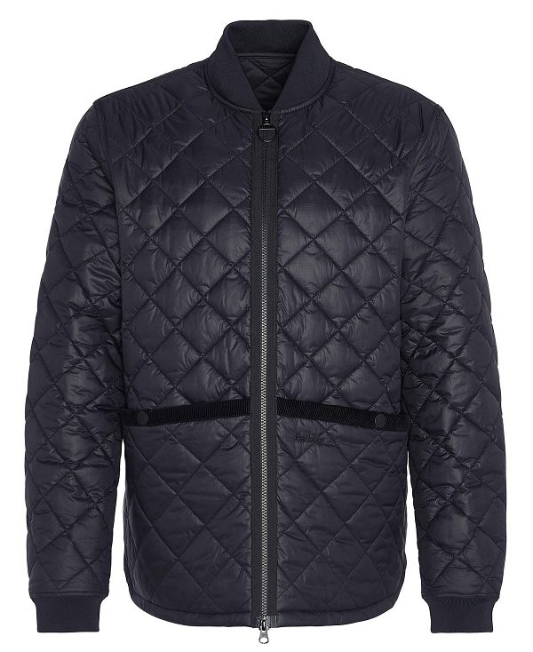 Barbour Re-engineered Liddesdale Quilted Bomber Jacket Sort | BABO87395