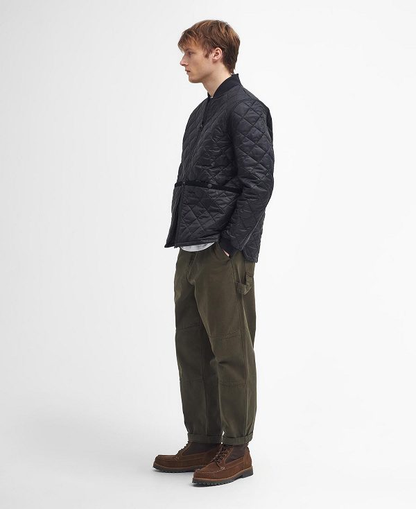 Barbour Re-engineered Liddesdale Quilted Bomber Jacket Sort | BABO87395