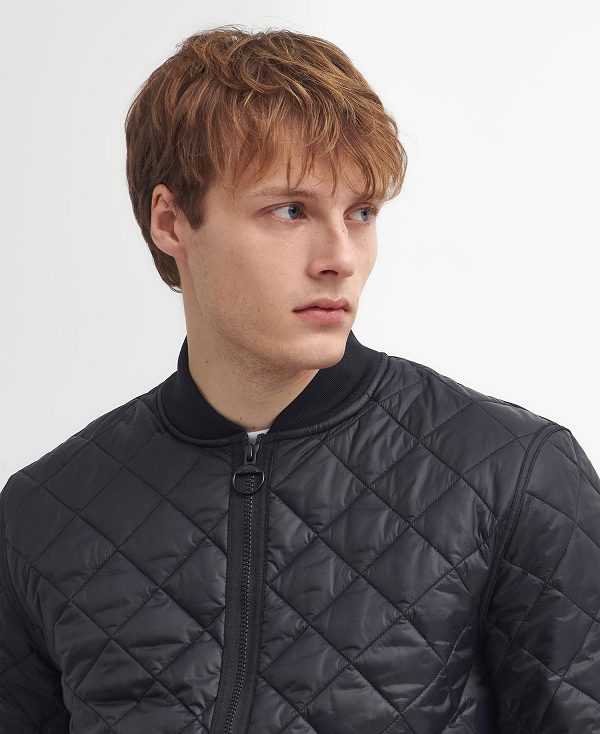 Barbour Re-engineered Liddesdale Quilted Bomber Jacket Sort | BABO87395