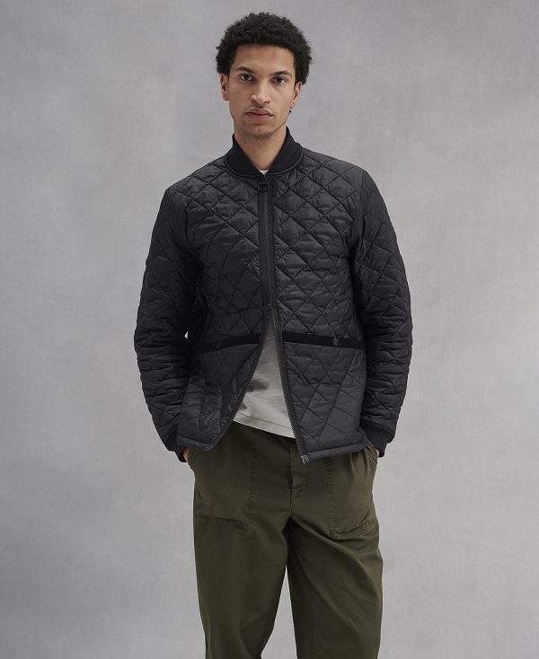 Barbour Re-engineered Liddesdale Quilted Bomber Jacket Sort | BABO87395