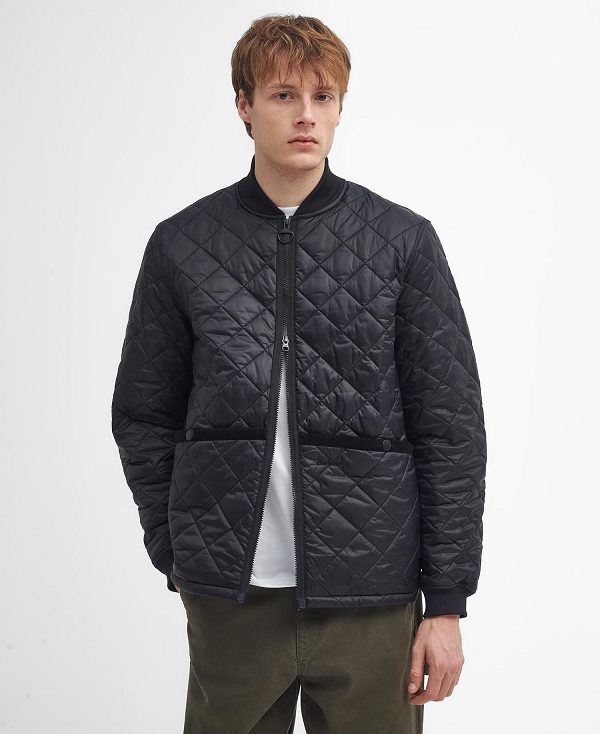 Barbour Re-engineered Liddesdale Quilted Bomber Jacket Sort | BABO87395