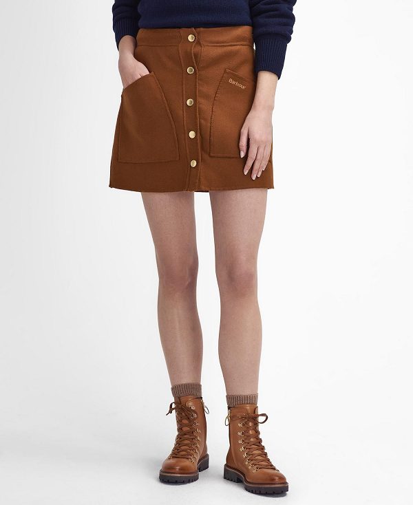 Barbour Reighton Mini Skirt Mørkeblå | BABO89658