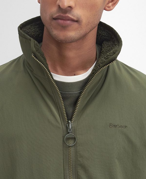 Barbour Reversible Fleece Grøn | BABO88722