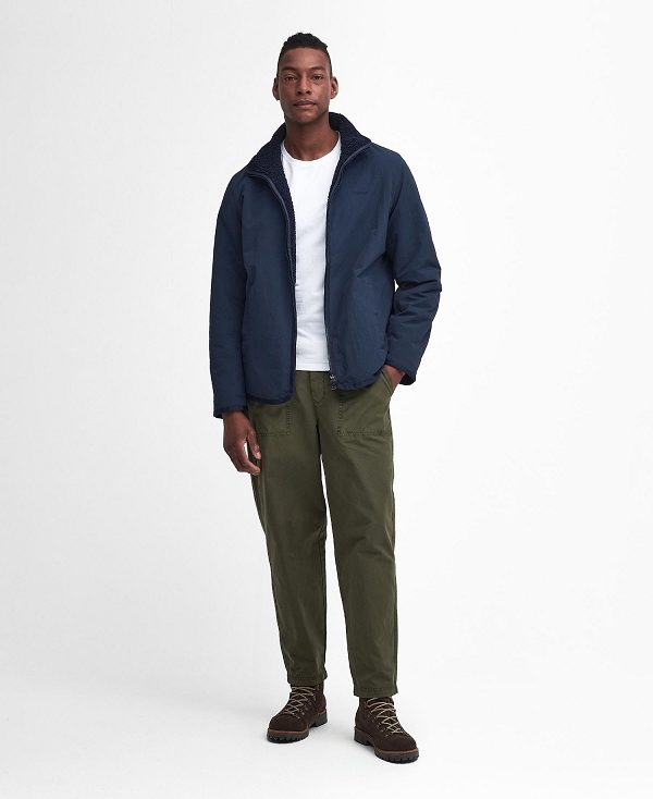 Barbour Reversible Fleece Mørkeblå | BABO88729