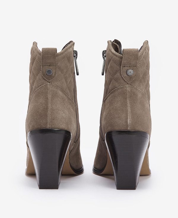 Barbour Rhonda Western Ankle Boots Grå Brune | BABO89889