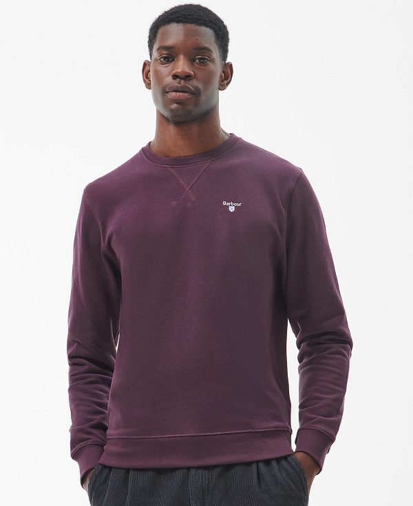 Barbour Ridsdale Crew-neck Sweatshirt Lilla | BABO88433