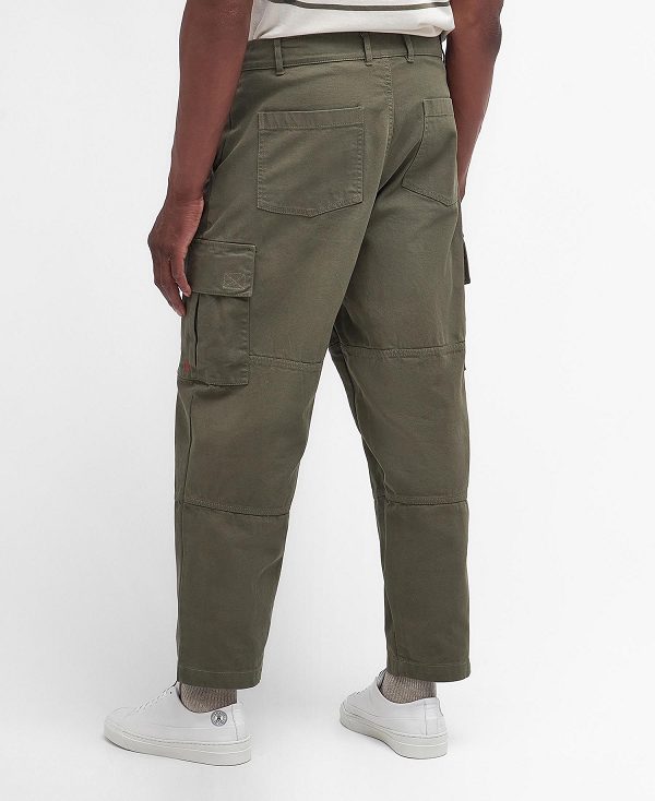 Barbour Robhill Cargo Trousers Olivengrøn | BABO88760