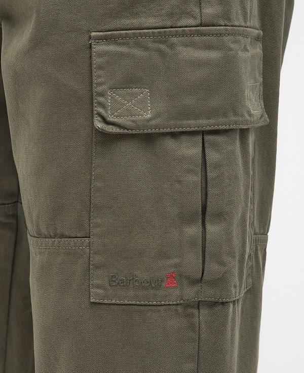 Barbour Robhill Cargo Trousers Olivengrøn | BABO88760