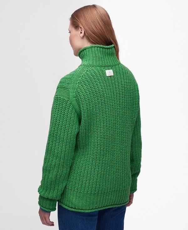 Barbour Rockcliffe Knitted Jumper Grøn | BABO89672