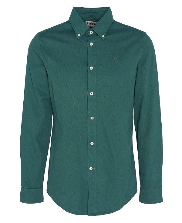 Barbour Romley Tailored Long-sleeved Shirt Grøn | BABO87933