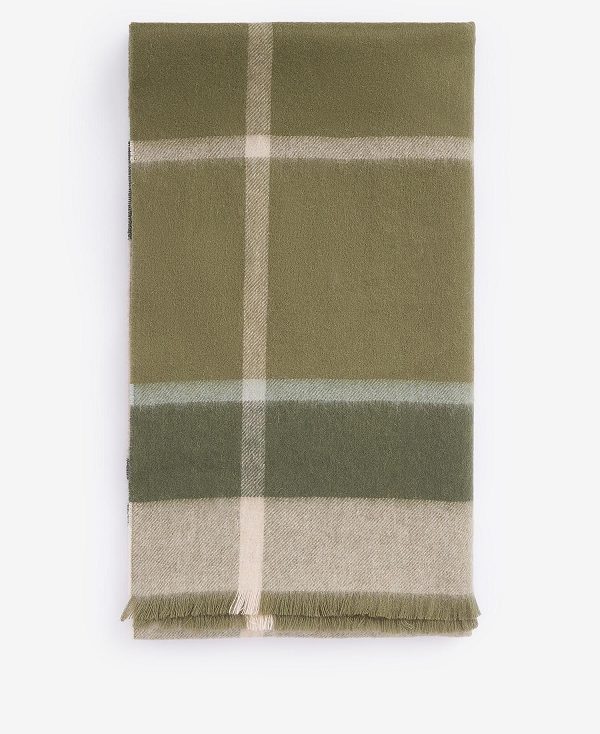 Barbour Rosefield Tartan Scarf Brune | BABO90081