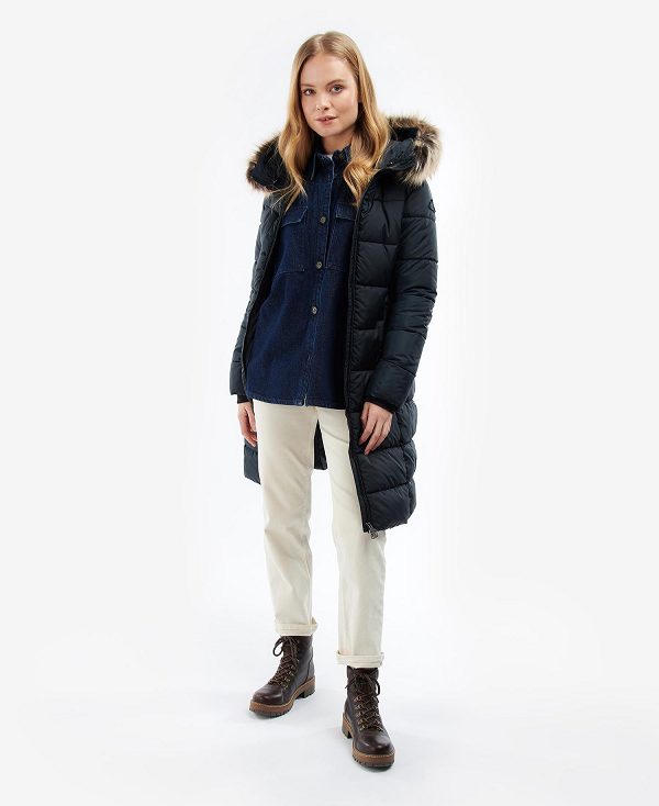 Barbour Rosoman Quilted Jacket Brune | BABO89322