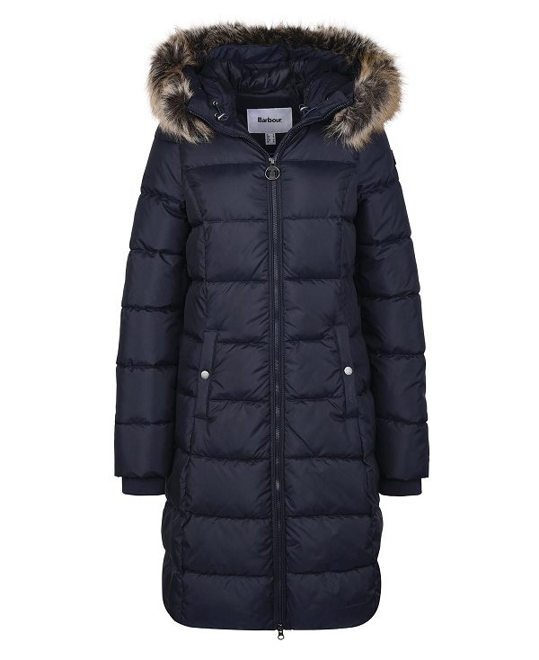 Barbour Rosoman Quilted Jacket Mørkeblå | BABO89321