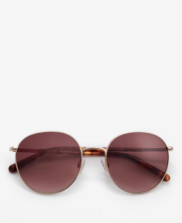 Barbour Round Sunglasses Guld | BABO90125