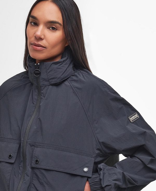 Barbour Rouse Showerproof Bomber Jacket Mørkeblå | BABO89399