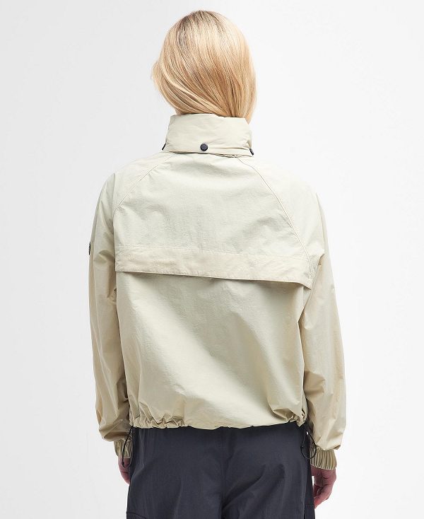 Barbour Rouse Showerproof Bomber Jacket Beige | BABO89410