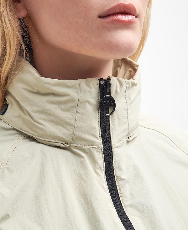 Barbour Rouse Showerproof Bomber Jacket Beige | BABO89410