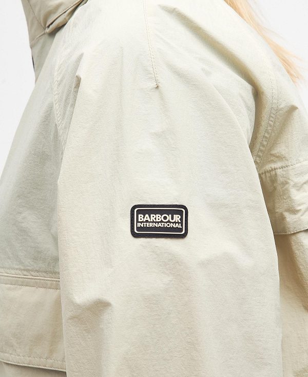 Barbour Rouse Showerproof Bomber Jacket Beige | BABO89410