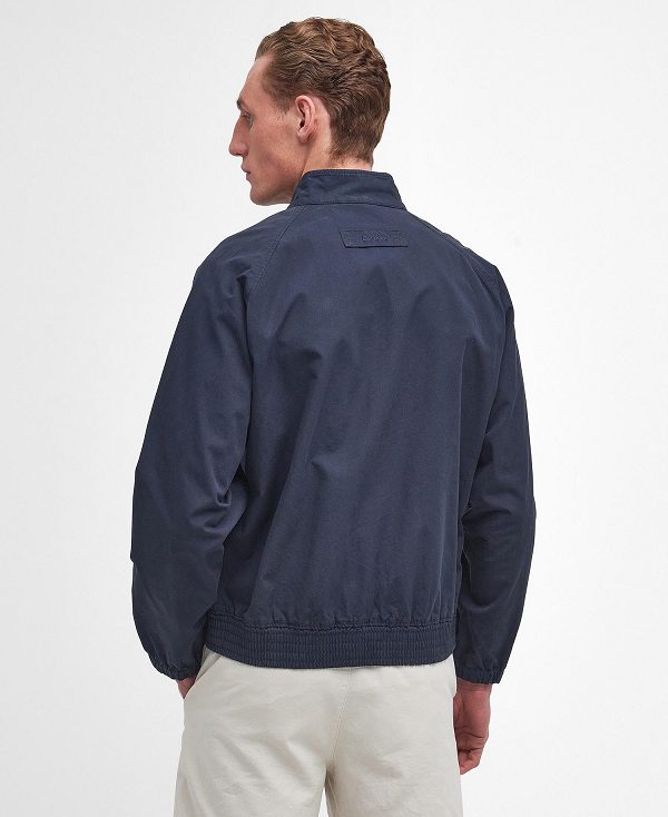 Barbour Royston Cotton Harrington Jacket Mørkeblå | BABO87484