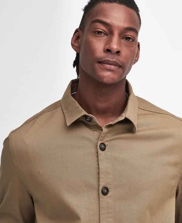 Barbour Ruxton Tailored Overshirt Beige | BABO87992