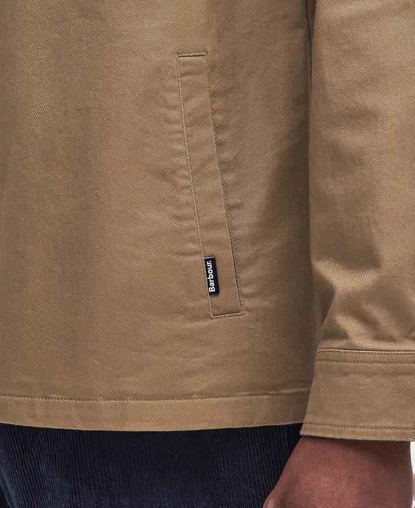 Barbour Ruxton Tailored Overshirt Beige | BABO87992