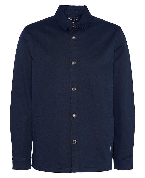 Barbour Ruxton Tailored Overshirt Mørkeblå | BABO87999