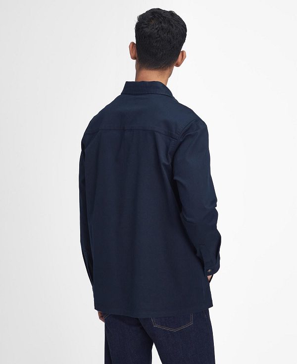 Barbour Ruxton Tailored Overshirt Mørkeblå | BABO87999