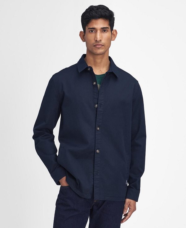 Barbour Ruxton Tailored Overshirt Mørkeblå | BABO87999